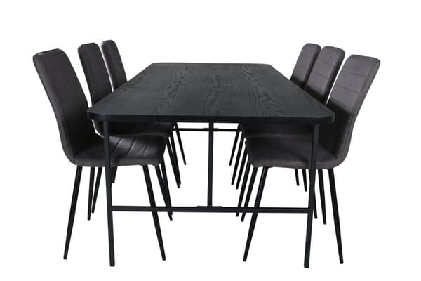 Matgrupp Uno med stolarna Windu