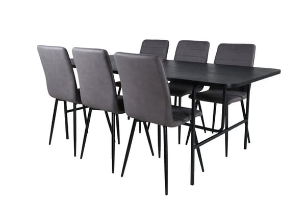 Matgrupp Uno med stolarna Windu