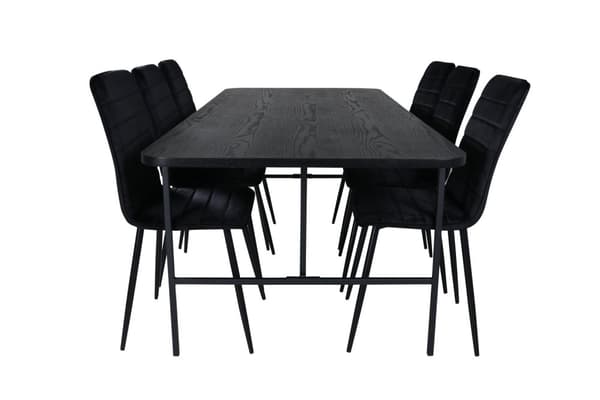 Matgrupp Uno med stolarna Windu