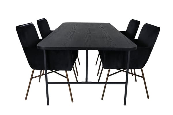 Matgrupp Uno med stolarna Petra