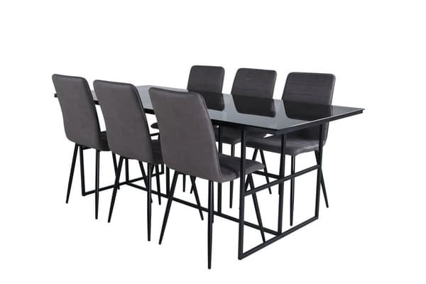 Leif Rektangulär Matgrupp