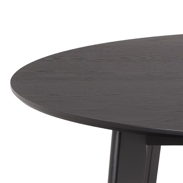 Roxby spisebord 120x120cm svart.