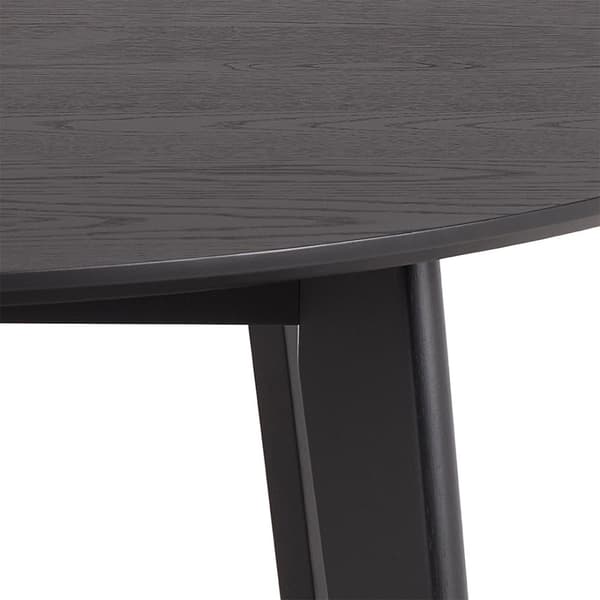 Roxby spisebord 120x120cm svart.