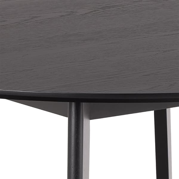 Roxby spisebord 120x120cm svart.