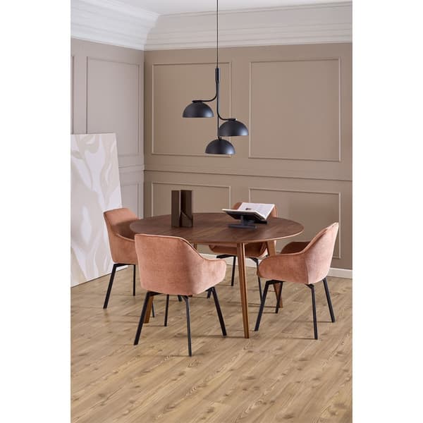 Roxby spisebord 140x140cm natur.