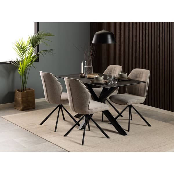 Heaven matbord 80x135cm svart.