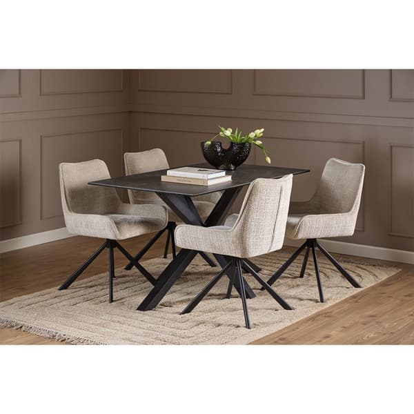 Heaven matbord 80x135cm svart.