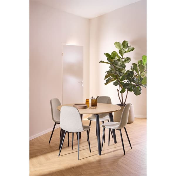 Cadiz matbord 120x120cm natur.