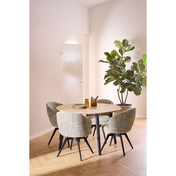 Cadiz matbord 120x120cm natur.