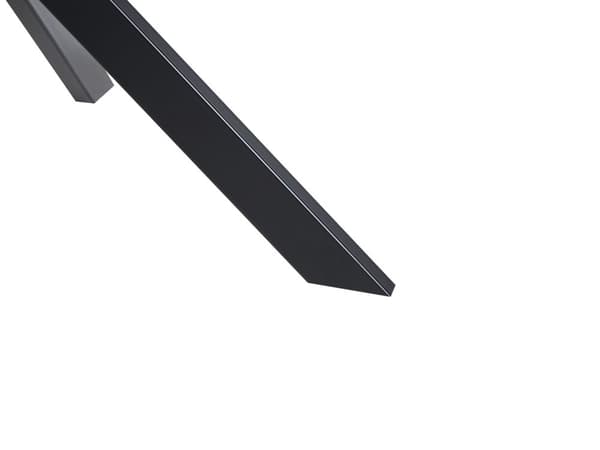 Spisebord med Uttrekkbar Bordplate Spisebord Lysebrun MDF-plate Metallben Moderne Industriell Stil