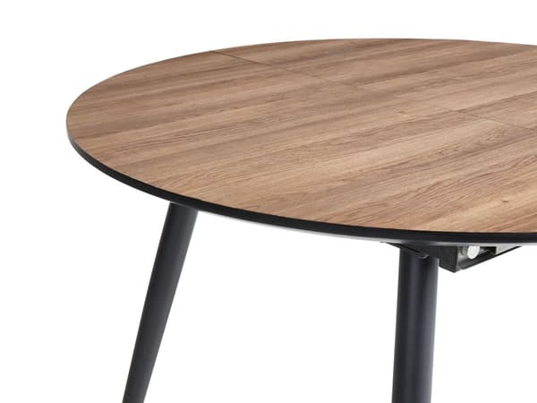 Spisestue Lysebrun MDF-topp Metallben Hårnålsben Moderne Industriell Stil