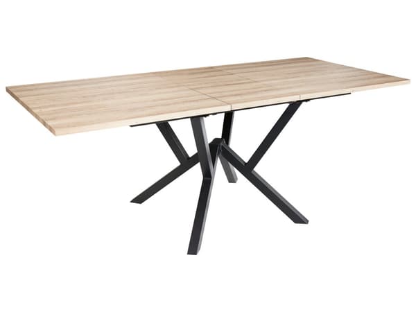 Spisestue Lysebrun MDF-topp Metallben Moderne Industriell Stil