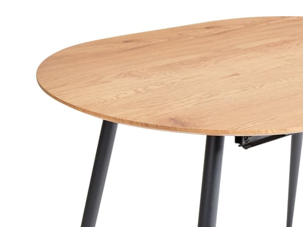 Spisestue Lysebrun MDF-topp Metallben Moderne Industriell Stil