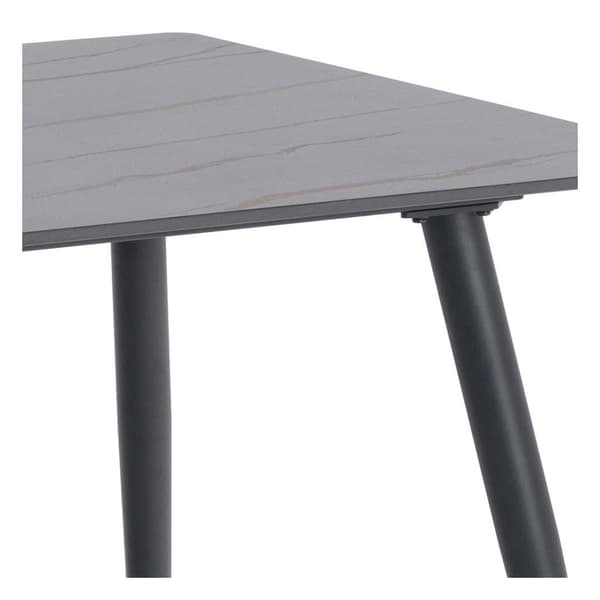 Wicklow spisebord 80x140cm svart.