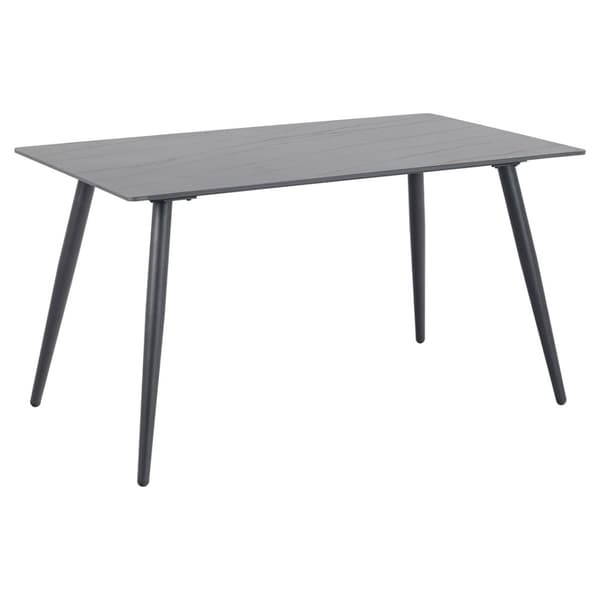 Wicklow spisebord 80x140cm svart.