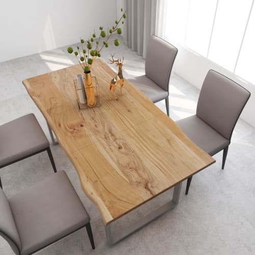 Matbord 180x90x76 cm massivt akaciaträ