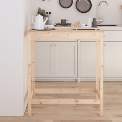 Barbord 100x50x110 cm massiv furu