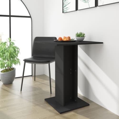 Bistrobord svart 60x60x75 cm konstruerat trä