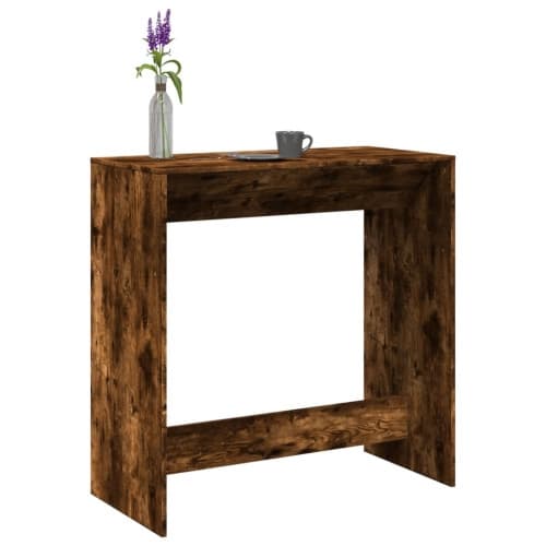 Barbord rökfärgad ek 102x50x103,5 cm konstruerat trä