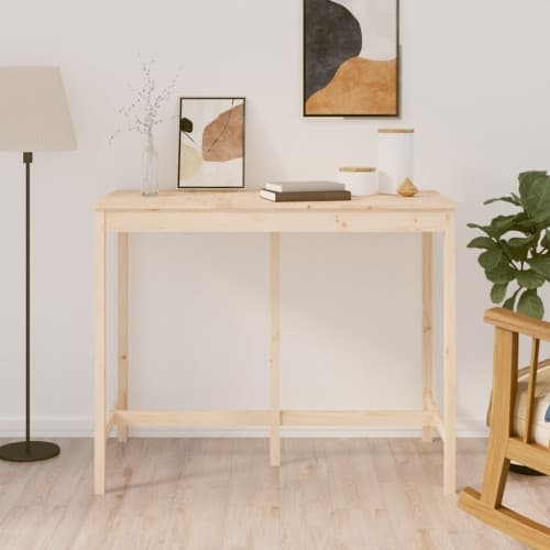 Barbord 140x80x110 cm massiv furu