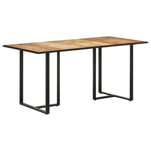 Matbord 160 cm grovt mangoträ