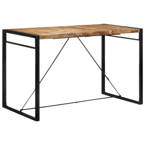 Barbord 175x90x110 cm massivt grovt mangoträ