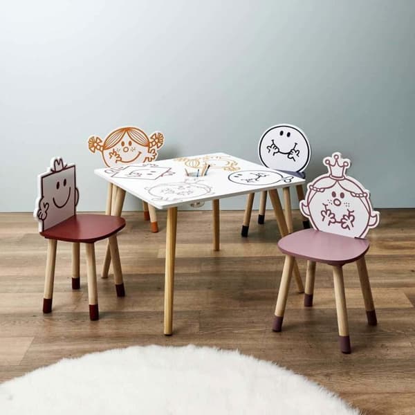 Barnbord "monsieur &amp; Madame®" 60cm Multicolor - Paris Prix