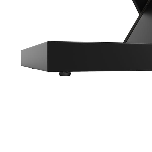 Udtrækkeligt spisebord 120-160x75x75,5cm - Til 6-8 personer - Lavet af MDF - Sort