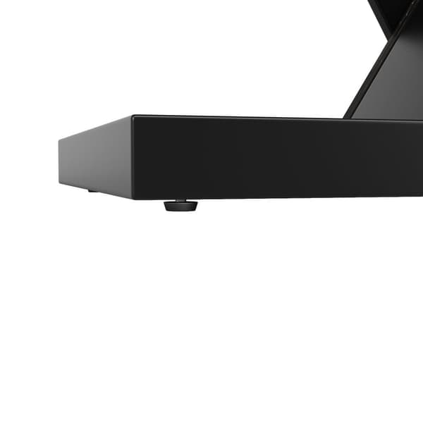 Udtrækkeligt spisebord 120-160x75x75,5cm - Til 6-8 personer - Lavet af MDF - Sort
