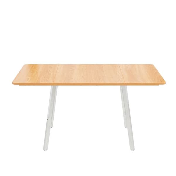 MDF Spisebord - 140 x 80 cm - velegnet til 4 til 6 personer - natur