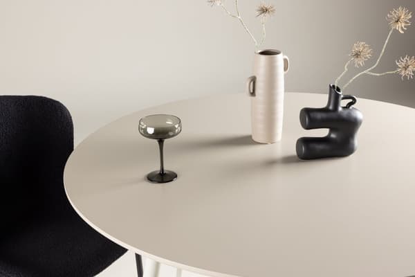 Matbord, Plaza, ⌀120 cm, Beige
