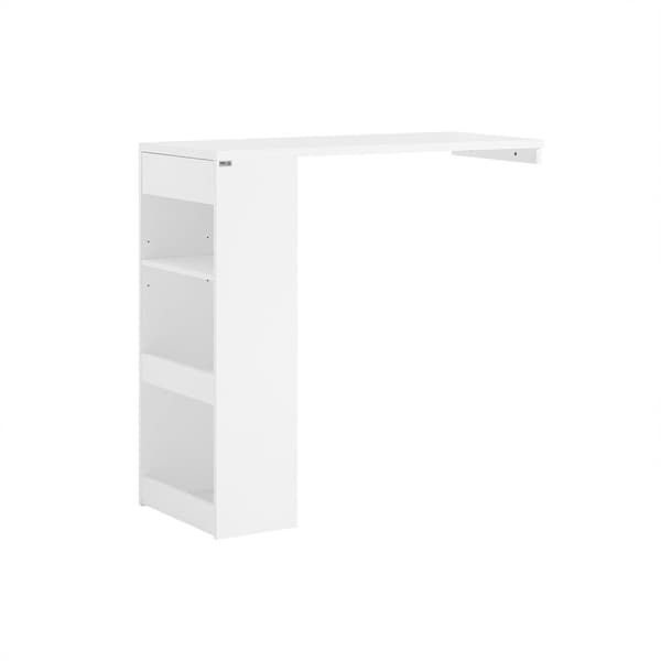 Barbord, FWT101-W, 110x45x106 cm, Hvid