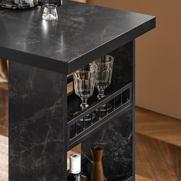 Barbord, FWT100-SCH, 120x50x105 cm, Brun
