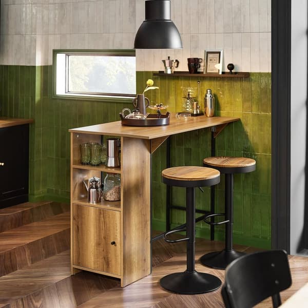 Baaripöytä, FWT98-PF, 120x63x95 cm, Ruskea