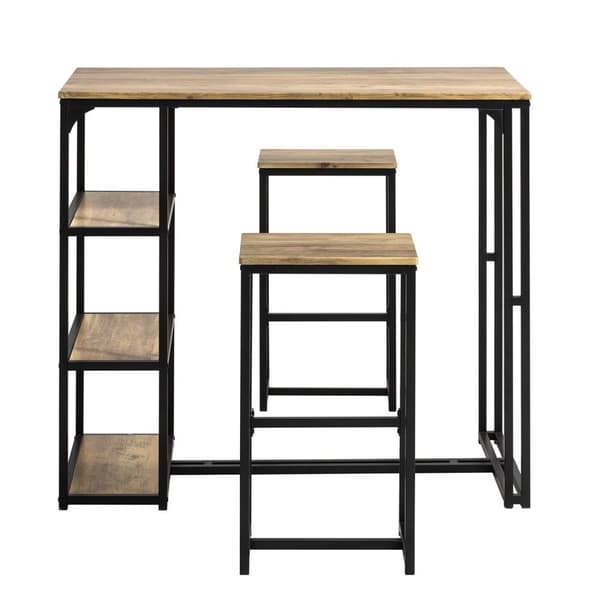 Barbordssæt, OGT43-F, 110x61x97 cm, Brun