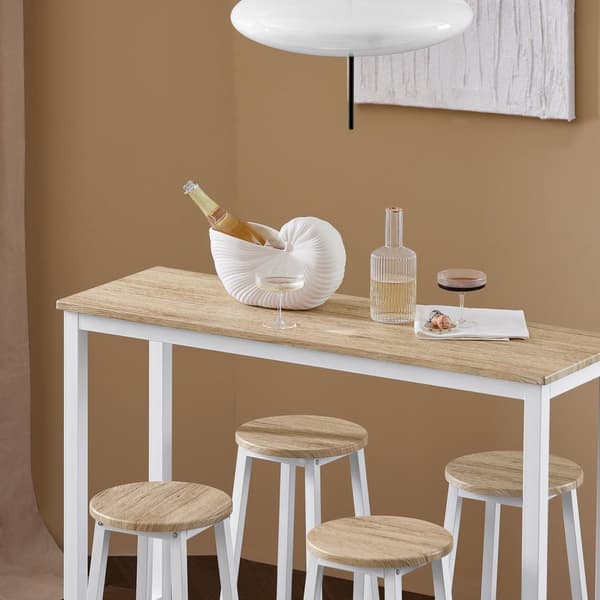 Barbordssæt, OGT22-WN, 120x40x100 cm, Brun