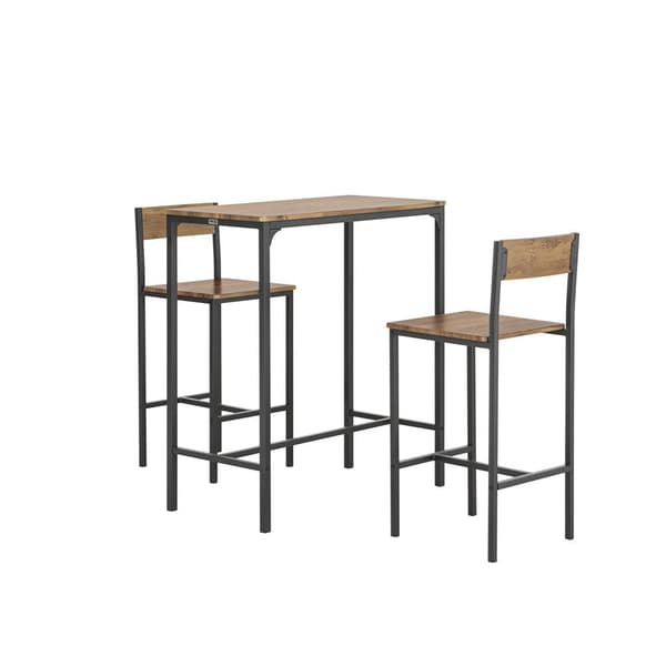 Barbordssæt, OGT03-XL, 89x45x100 cm, Brun
