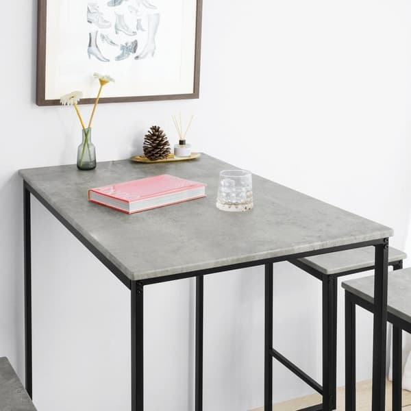 Barbord, OGT15-HG, 100x60x96 cm, Grå