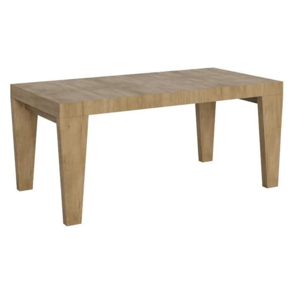 Utökningsbart bord 6 till 20 platser i naturligt ek Kristo 180 till 440 cm 2 ben