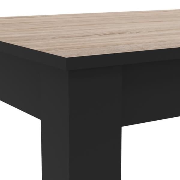 DEMEYERE Matbord - Dekor borstad ek - WAYNE - L 138,4 x B 90 x H 77,1 cm