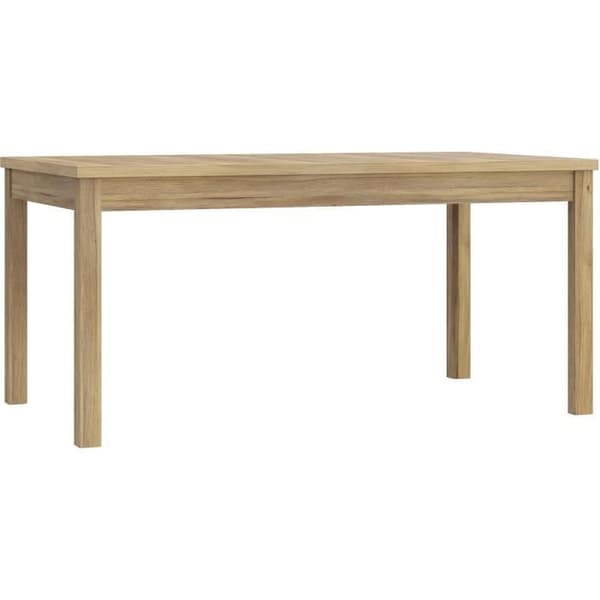 Utsträckt matbord med synkroniserad öppning - COMO - Ek - Rektangulär - 160/207 x 90 x 76,6 cm