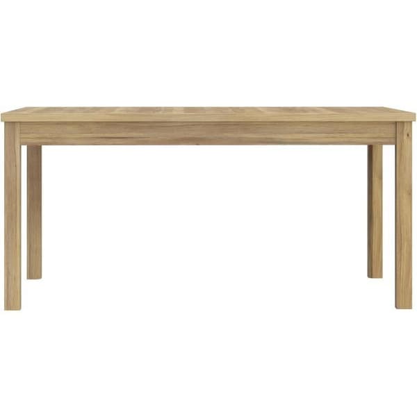 Utsträckt matbord med synkroniserad öppning - COMO - Ek - Rektangulär - 160/207 x 90 x 76,6 cm
