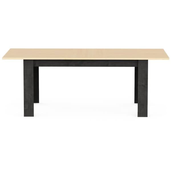 Utökningsbart matbord - KENT - Träslag ek / Sidewalk - Rektangulär - 6 / 8 personer - 155/205 x 90 cm - DEMEYERE
