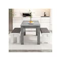 Miniatyrbild 4 av 6: Matbord, robust matbord, fyrbent matbord, betongutseende