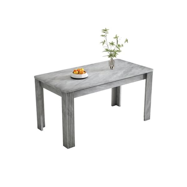 Matbord, robust matbord, fyrbent matbord, betongutseende