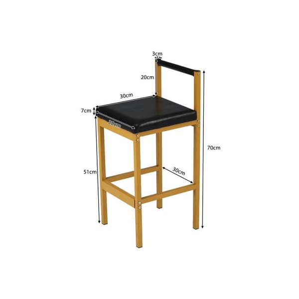 Matbord och stolar, Multifunktionellt teleskopiskt matbord, Matstolar, Vit och guld