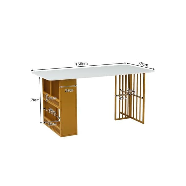 Matbord, modernt matbord, enkelt modernt matbord, vitt