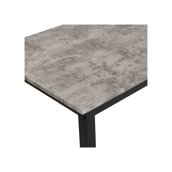 Ensemble bord och stol, Ensemble bord och barstol, 1 bord och 4 stolar, grå + svart