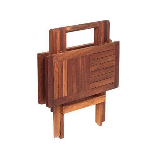 AsinoX Tek. 602hopfällbart bord, teak, Brun, 50x 50x 50cm - TEK.602
