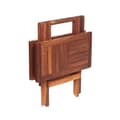Miniatyrbild 2 av 2: AsinoX Tek. 602hopfällbart bord, teak, Brun, 50x 50x 50cm - TEK.602